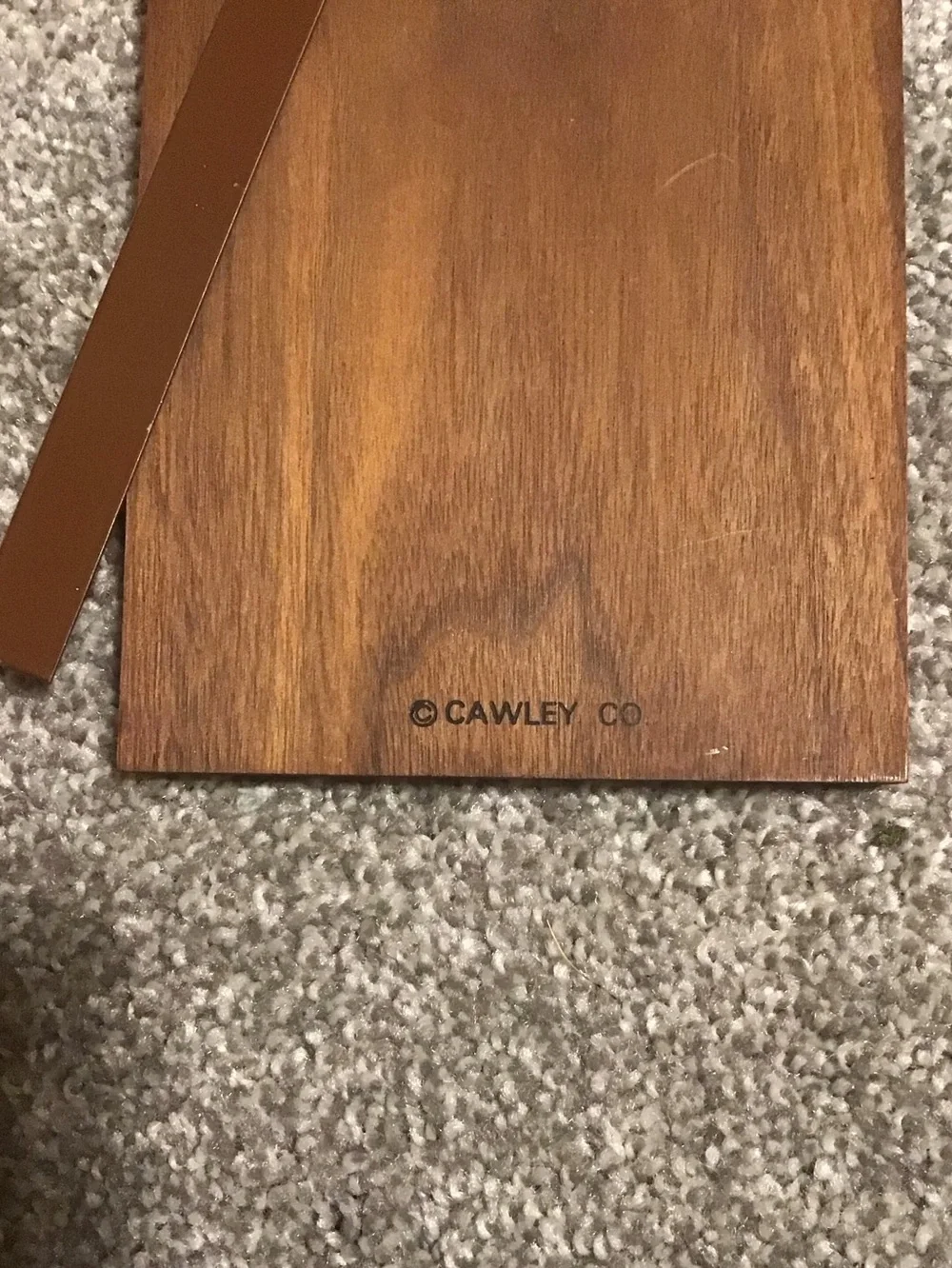 Vintage Walnut Wood 25th Wedding Anniversary wall decor
